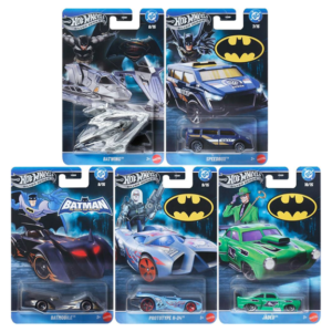 DC Comics Hot Wheels Silver Series 2026 Mix 2 Set of 5 Models