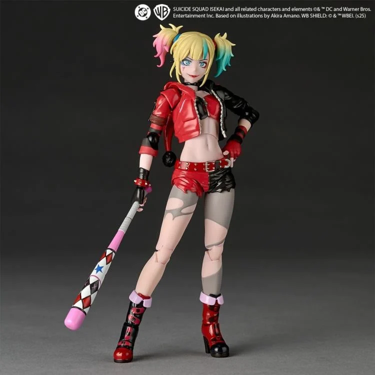 Suicide Squad Isekai Amazing Yamaguchi Revoltech NR082 Harley Quinn Action Figure - Image 5