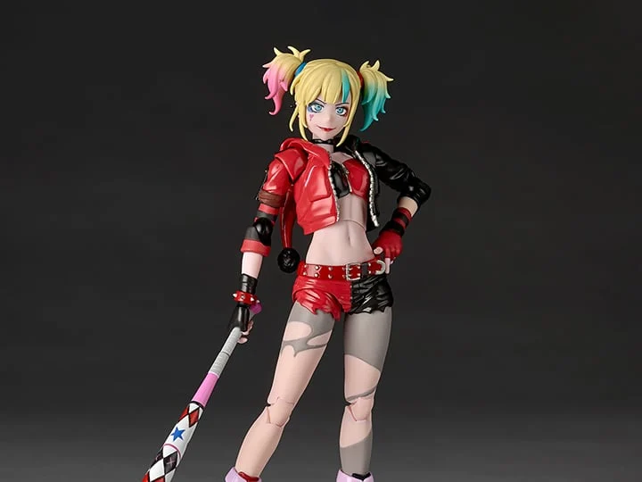 Suicide Squad Isekai Amazing Yamaguchi Revoltech NR082 Harley Quinn Action Figure