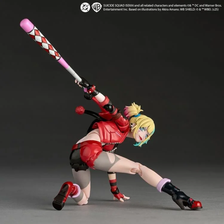 Suicide Squad Isekai Amazing Yamaguchi Revoltech NR082 Harley Quinn Action Figure - Image 4