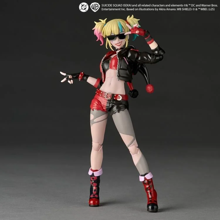 Suicide Squad Isekai Amazing Yamaguchi Revoltech NR082 Harley Quinn Action Figure - Image 3