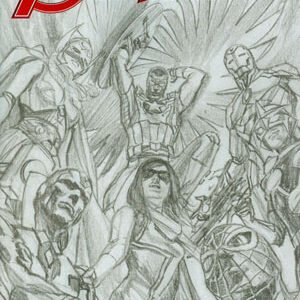 PRODUCT TITLE: ALL-NEW ALL-DIFFERENT AVENGERS #1 COVER I INCENTIVE ALEX ROSS SKETCH COVER