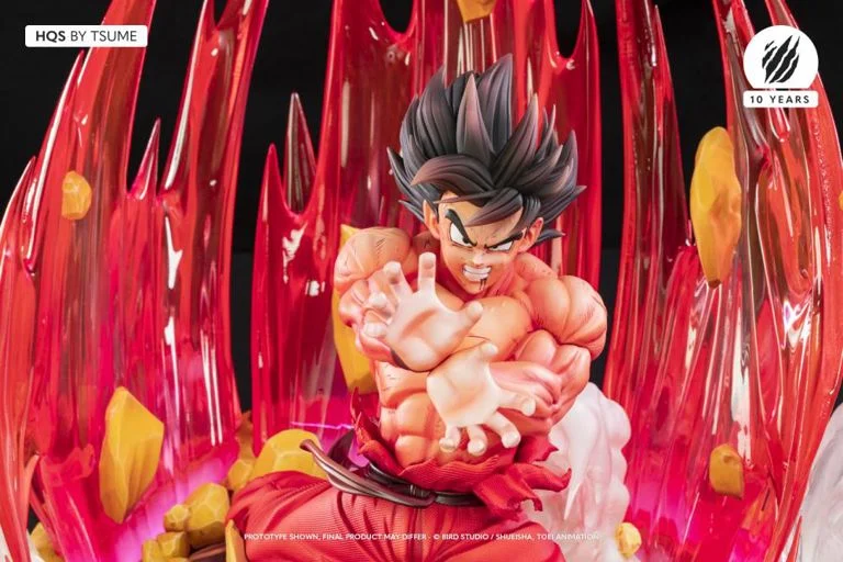 Dragon Ball Z HQS Goku Kaio-ken 1/6 Scale Limited Edition Statue - Image 4