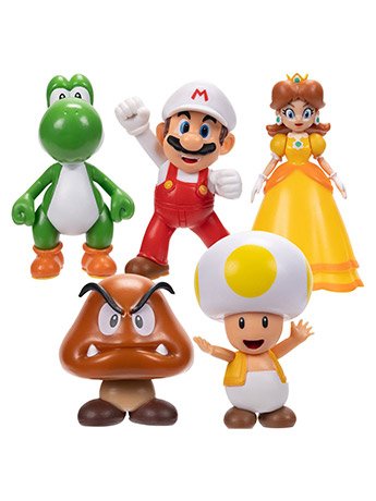 World of Nintendo 2.5-Inch Scale Wave 34 Set of 5 Limited Articulation Figures