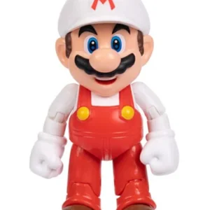 World of Nintendo Fire Mario with Fire Flower 4-Inch Scale Figure (Reissue)